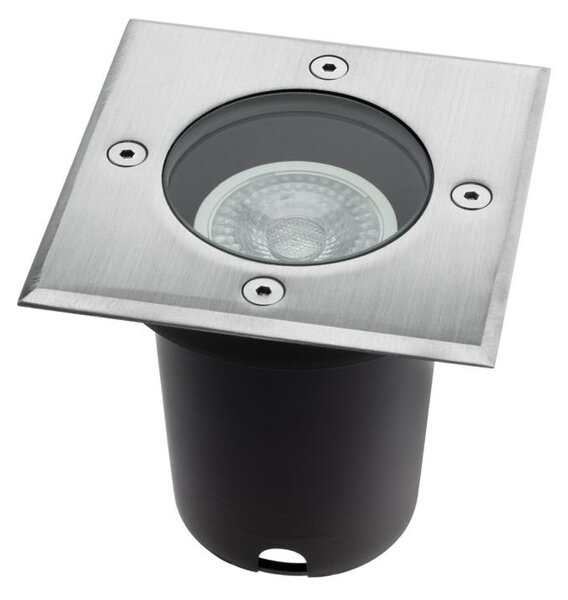 Štvorcové LED záhradné svietidlo s rampou GU10 LUMILED