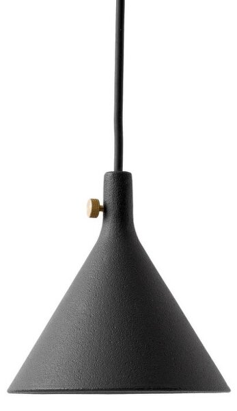 Audo (Menu) Závěsná lampa Cast Pendant Shape 1, black 1211539