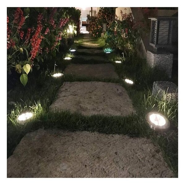 Sada 4x Záhradná lampa SOLAR 12x LED 1W LUMILED