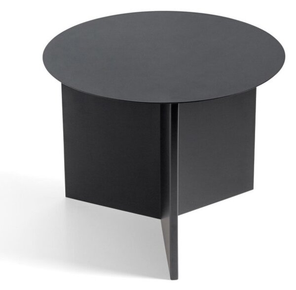 HAY Stolek Slit Round Side, black