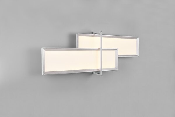 Trio 672110505 LED přisazené stropní svítidlo Charleston 1x21W+12W | 2600lm+1600lm | 3000K - hliník