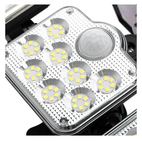 Solárny Svetlomet 138x LED pohybový senzor LED 10W 480lm + ovládač