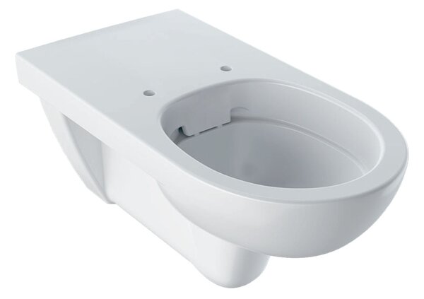 Geberit Selnova Comfort záchodová mísa závěsná bez splachovacího kruhu pro osoby se zdravotním postižením bílá lesk 501.046.00.7