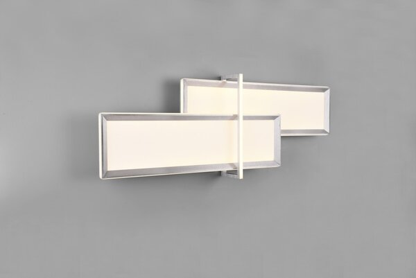 Trio 672110505 LED přisazené stropní svítidlo Charleston 1x21W+12W | 2600lm+1600lm | 3000K - hliník