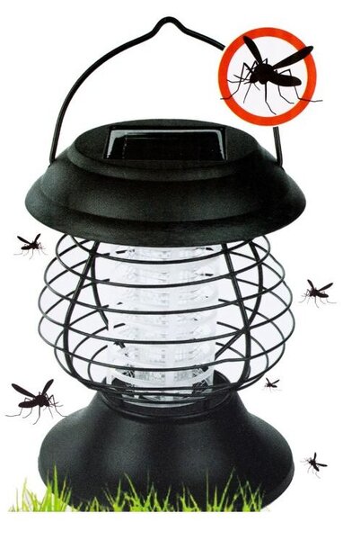 Solárna UV LED lampa do záhrady - odpudzuje hmyz