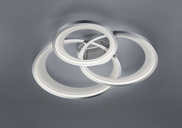 Trio 673810306 LED přisazené stropní svítidlo Granada 1x36W | 4300lm | 3000K - chrom