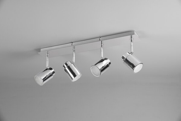 Trio 880400406 přisazené stropní bodové svítidlo Angelo 4x5W | GU10 | IP44 - chrom