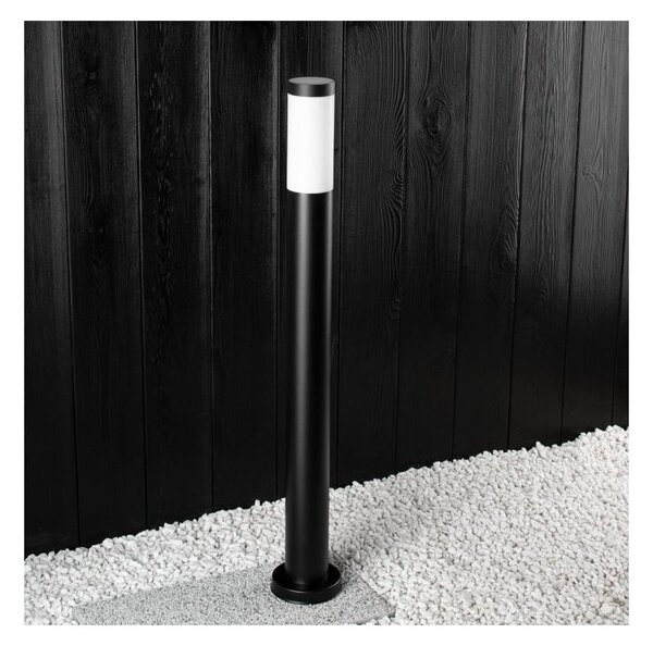 Vonkajšie záhradné svietidlo 90 cm E27 INOX POST