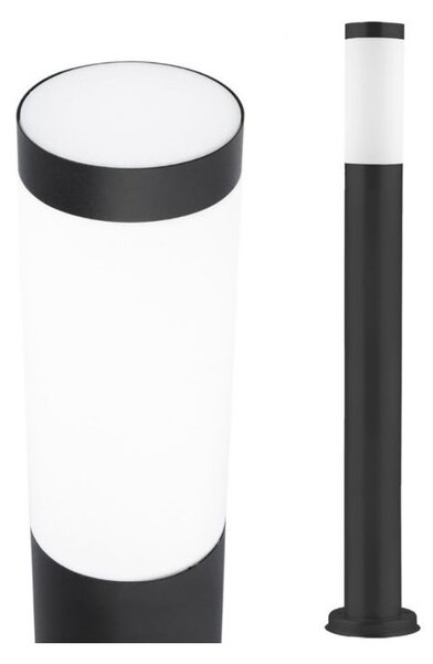 Vonkajšie záhradné svietidlo 90 cm E27 INOX POST