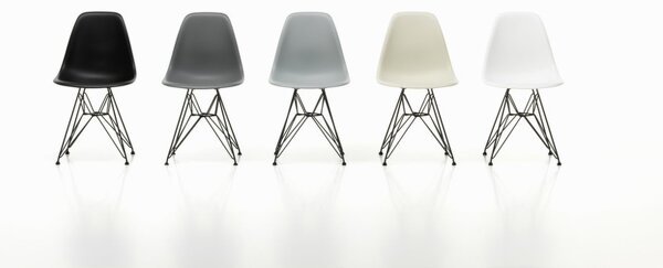Vitra Židle Eames DSR RE, deep black/chrome