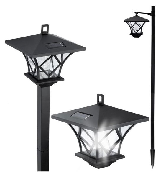 LANTERN Solárne vonkajšie záhradné svietidlo LED 155CM