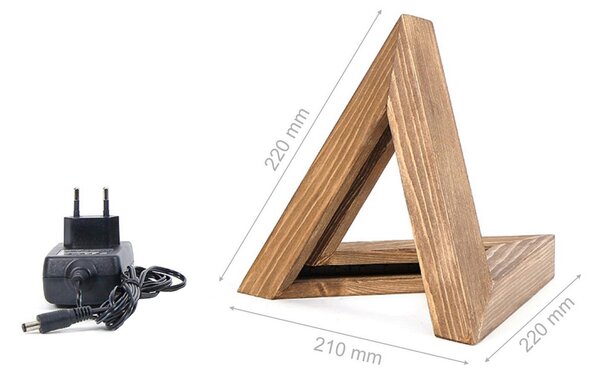ASIR Stolní lampa KN02 hnědá