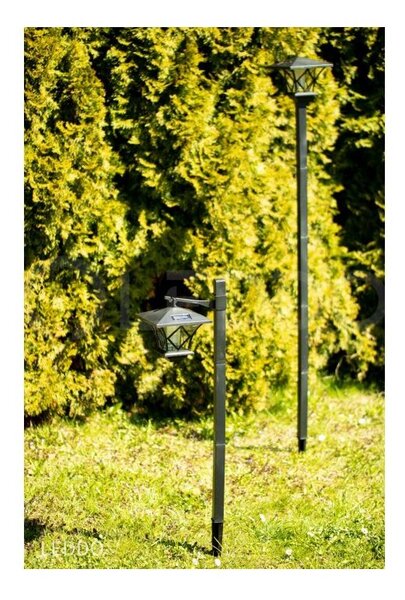 LANTERN Solárne vonkajšie záhradné svietidlo LED 155CM