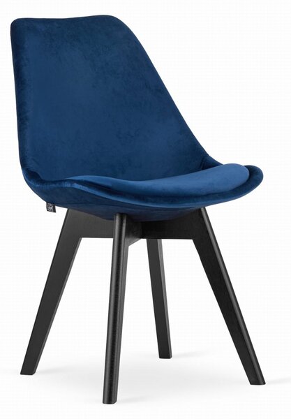SUPPLIES NORI Skandinávská Jídelní židle - modrá barva