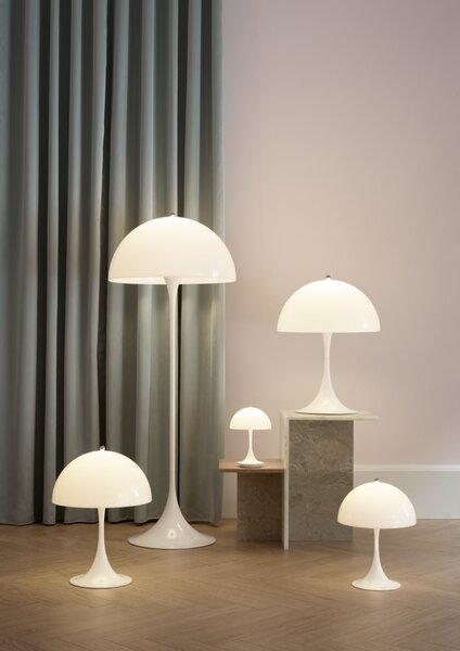Stojací lampa Panthella Opal White