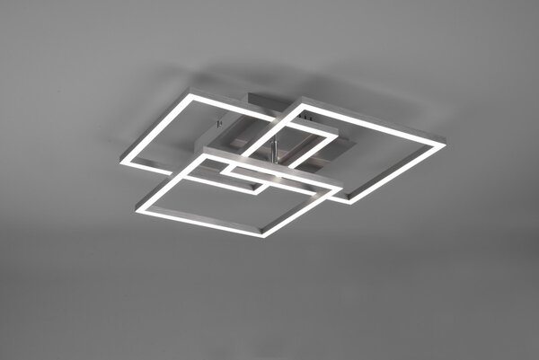 Trio R62883107 LED přisazené stropní svítidlo Mobile 1x28W | 3200lm | 2700K-6000K - stmívatelné nastavitelné, dálkové ovládání, noční režim, matný nikl