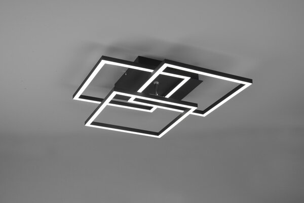Trio R62883132 LED přisazené stropní svítidlo Mobile 1x28W | 3200lm | 2700K-6000K - stmívatelné nastavitelné, dálkové ovládání, noční režim, černá