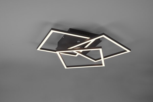 Trio R62883132 LED přisazené stropní svítidlo Mobile 1x28W | 3200lm | 2700K-6000K - stmívatelné nastavitelné, dálkové ovládání, noční režim, černá