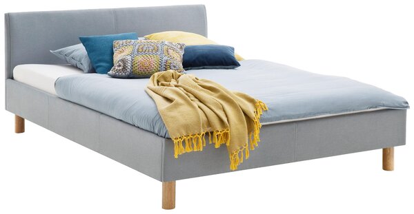 ČALOUNĚNÁ POSTEL, 120/200 cm světle modrá Livetastic - Jednolůžkové postele, Online Only