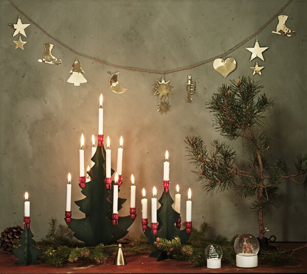 Vánoční girlanda Ornament Brass 200 cm