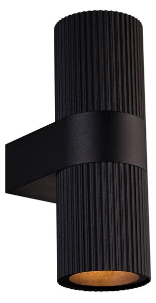 NORDLUX Kyklop Ripple venkovní nástěnné svítidlo černá 2318051003