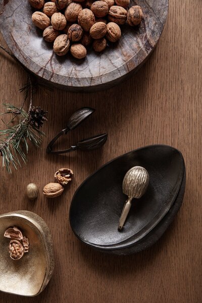Ferm Living Tác Forest large, black brass