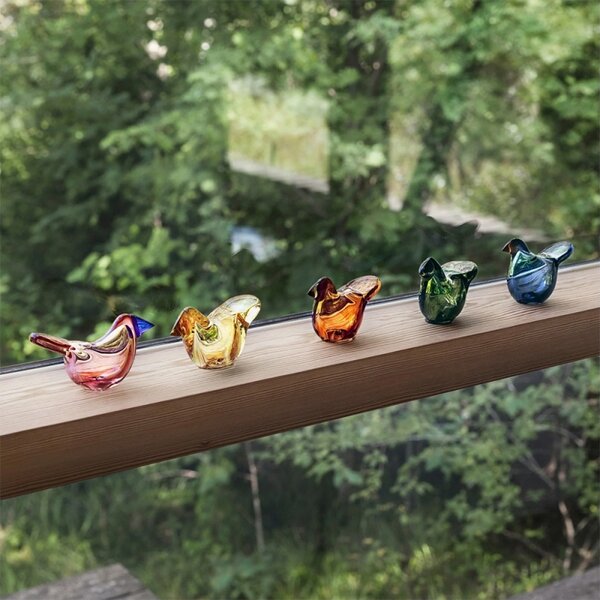 Iittala Ptáček Toikka Flycatcher, měděno-žlutý