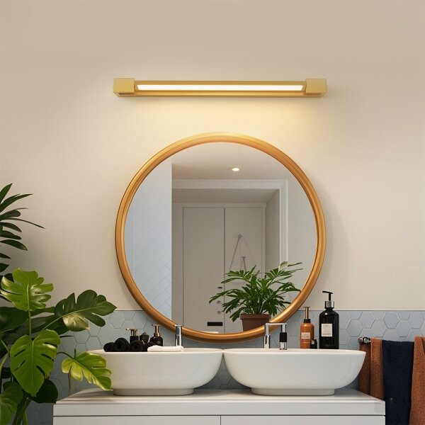 Brilagi-LED Koupelnové osvětlení zrcadla AQUA LINE LED/18W/230V 60 cm IP44 zlatá