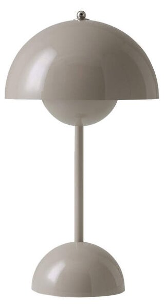 &Tradition Přenosná stolní lampa Flowerpot VP9, grey beige 133093A209