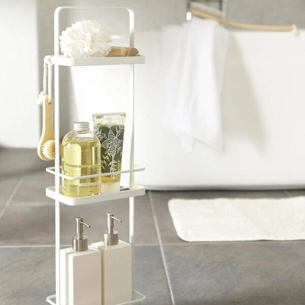 Bílý kovový stojan Yamazaki Tower 67 cm