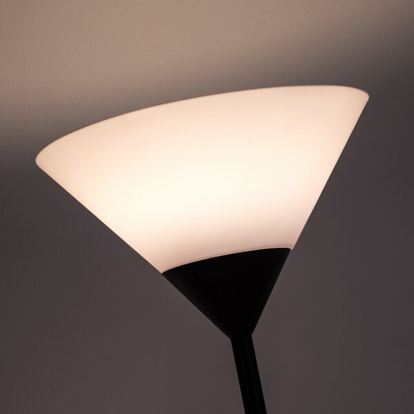 Brilagi - Stojací lampa ARIANA 1xE27/100W/230V + 1xE14/25W černá
