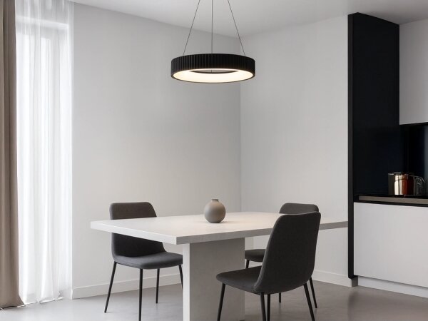 LED Stmívatelný lustr na lanku LED/75W/230V 3000-6500K pr. 49 cm + DO