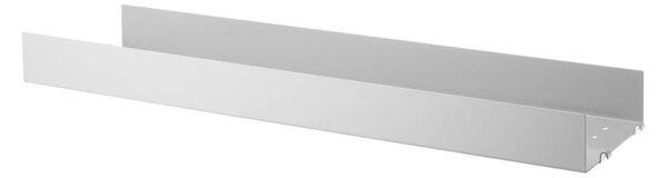 String Police String Metal Shelf High Edge 78 x 20, grey