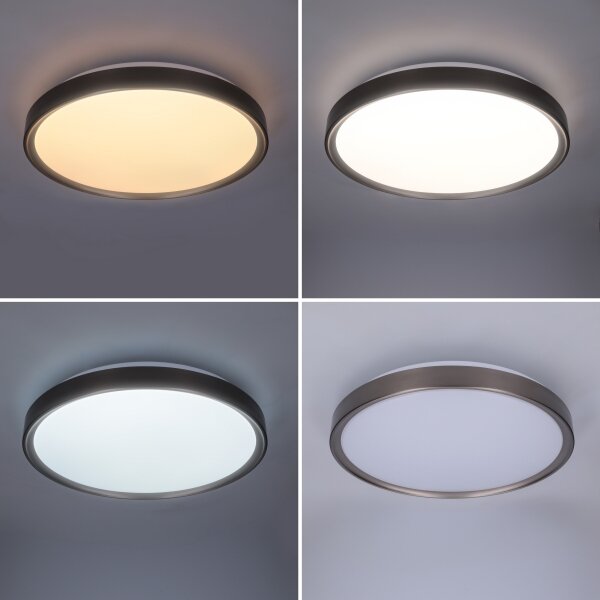 Brilagi-LED Stmív. svítidlo FANCIA LED/48W/230V 3000-6500K pr. 39 cm stříbrná+DO