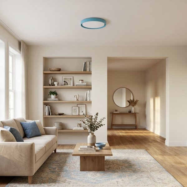 Brilagi-LED Stmív. svítidlo MATTEO LED/48W/230V 3000-6500K pr. 41 cm tyrkysov+DO
