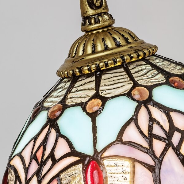 Brilagi - Tiffany vitrážová nástěnná lampa LORAS 1xE27/40W/230V