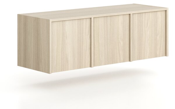 Nástavba pro skříně FRAME, 3x dveře, 1299 x 450 x 427 mm, PUSH-lock, dub přírodní