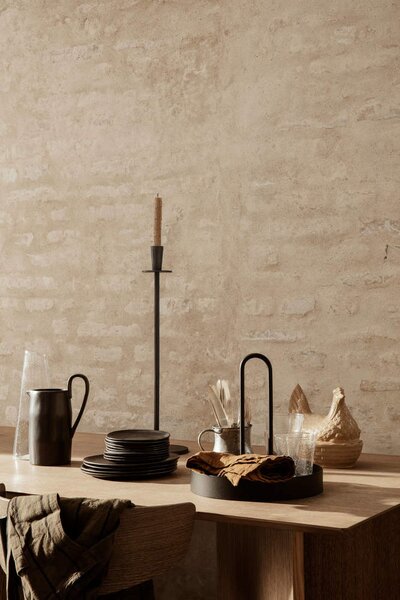Ferm Living Tác Grib Tray, black