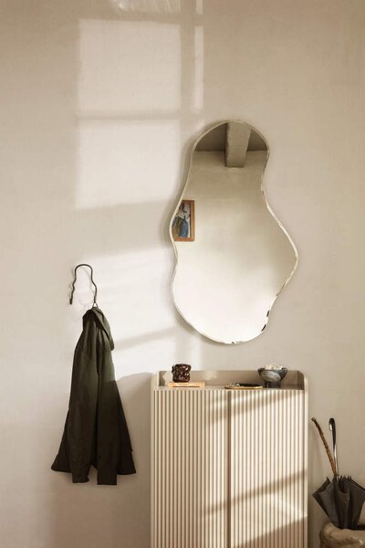 Ferm Living Dvojháček Curvature Double Hook, black brass