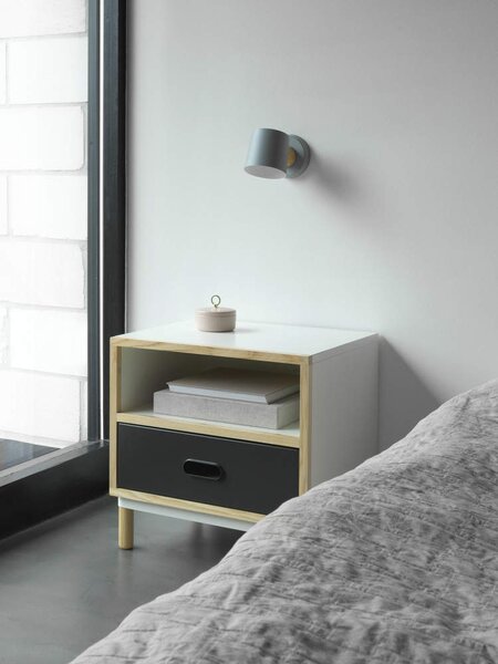 Normann Copenhagen Nástěnná lampa Rise Hardwired, white 502035