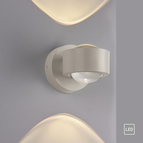 Schöner Wohnen 19331-39 - LED Nástěnné svítidlo CHIA 2xLED/2W/230V šedá