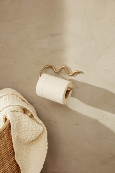 Ferm Living Držák na toaletní papír Curvature, brass