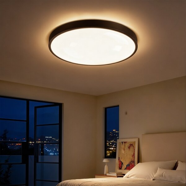 Brilagi - LED Stmívat. svítidlo GLASS POOL DOUBLE LED/60W/230V 50 cm černá + DO