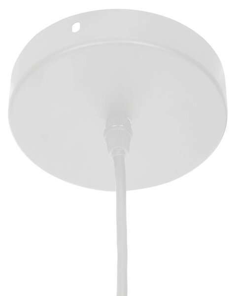 Květinová stropní lampa Okai, růžová, 64 x 18 x 64 cm