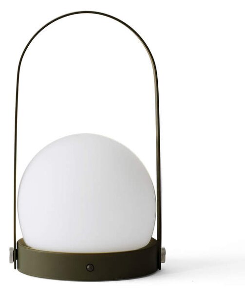 Audo Copenhagen Přenosná LED lampa Carrie, olive 71052