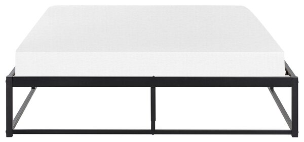 Postel Kov VIRY 140 x 200 cm Černá
