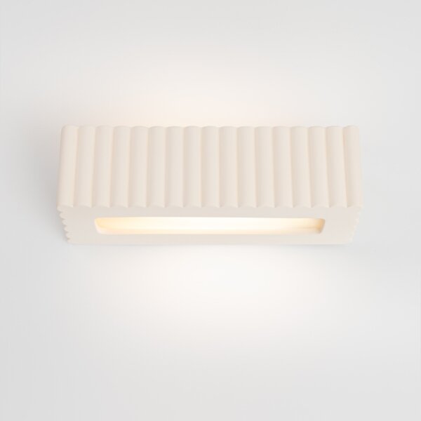 Sollux SL.1885 - Nástěnné svítidlo RIGATA 1xE27/15W/230V keramika/bílá