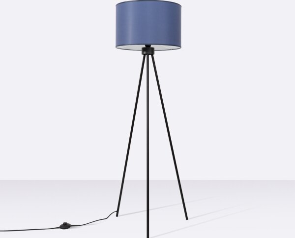 Sollux SL.1855 - Stojací lampa NEVIA 1xE27/15W/230V modrá
