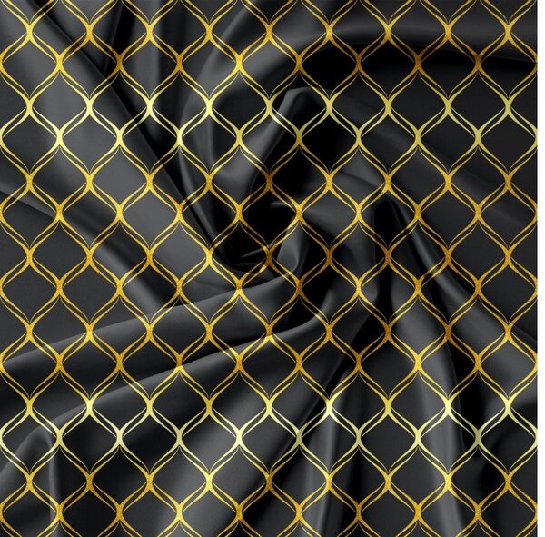 2x povlečení z mikrovlákna OMAHA černé + prostěradlo jersey 180x200 cm žluté