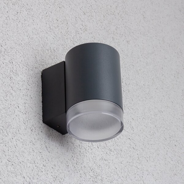 Brilagi - Venkovní nástěnné svítidlo MATERA 1xGU10/30W/230V antracit IP54